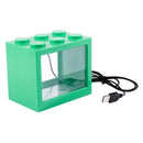 Mini USB LED Lighting Clear Fish Tank Ornament Aquarium Office Desktop DecorF3W4