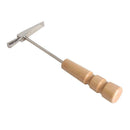 Kalimba Tuning Hammer Wooden Handle Metal Tuning Hammer for Thumb Piano