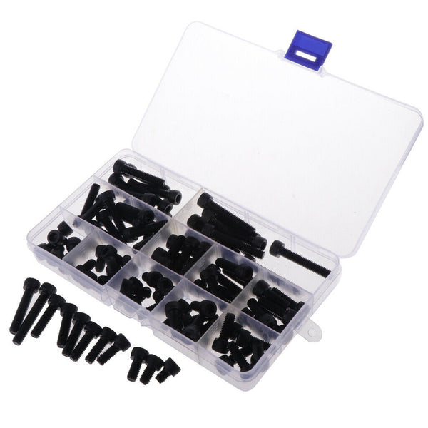 Black-force 12.9 Screw Alloy Level Hexagon Steel Plug Head Cap Screws M6 Series