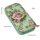 New Big Capacity Empty Crochet Hook Pouch Knitting Needles Kit Organizer BagO6V1