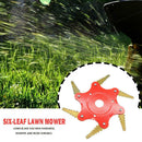 6T Blade 65Mn Manganese Steel Brush Cutter Lawn Mower Grass Trimmer Head