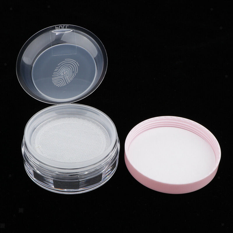 10G Empty DIY Makeup Loose Powder Case Cosmetic Blush Glitter Container Pink
