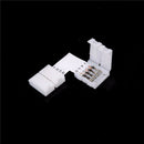 5pcs Solderless  4 pin connectors 12V 5050 LED RGB Strip Connectors 90 Degree FT