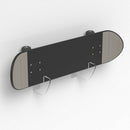 2pc Transparent Skateboard Mounted Display Bracket