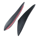 6pcs/lot Crescent moon Fit Front Bumper Lip Splitter Fins Body Spoiler Cana