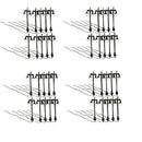 20pcs/pack 1:150 Scale LED Railway Train Double-Head Lamp Street Light Black