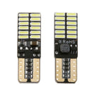 2pcs T10 4014 24 SMD LED Car Width Light License Plate Reading Lamp Bulbs