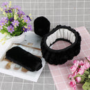 3Pcs/set Winter black soft warm plush car steering wheel cover handbrake  3C