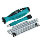 10Pcs/Set Precision Magnetic Small Screwdriver Set Slotted Star Repair Bits F9B1