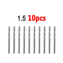 40 Pcs Mini Drill Hss Bit 0.6Mm-2.0Mm Straight Shank Pcb Twist Drill Bits S