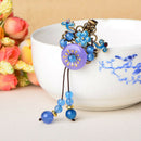 Ethnic Landscape Thai Blue Hair Clip Retro Wind Edge Clip Top Clip Hairpin