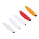 5pcs 25mm Soft Silicone Super Bionic Fishing Lures Cornbug Shaped Baits
