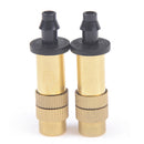 5pcs Adjustable Misting Nozzle Gardening Water Cooling Brass Spray Sprinkler Gw