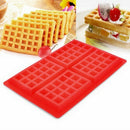Square baking Tools Silicone Waffle Mold Muffin Maker Pan Cookie Cake TwJCAU Gw