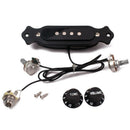 1Set Cigar Box Guitar Pickup with Volume&Tone Pot Jack for Acoustic Classic