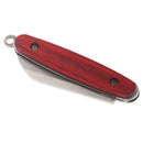 Stainless Steel Red Wood Foldable Pocket Knives Outdoors Hand Tool Fruit Kni JR