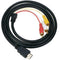 HDMI Male S-video to 3 RCA AV Audio Cable Cord Adapter For TV O1V5 1.5M DVD L3H5
