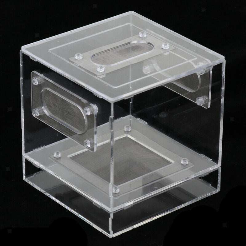 Breeding Box Clear Acrylic Case Habitat for Mini Pet House for Reptiles
