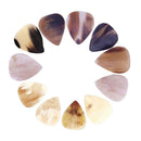 6pcs Guitar Ukulele Horn Picks Novelty Plectrum Folk Guitar Anti-slip Picks