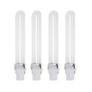 4 x 9W Nail UV Light Bulb Tube Replacement for 36w UV Curing Lamp Dryer M7W9