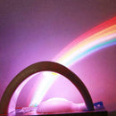Children's Rainbow Projection Lamp Led Projector Bedroom Decorations E2W0