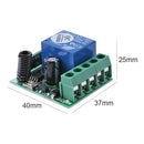 DC 12V 1 CH 433MHz Relay Switch Receiver Module for Garage Door LED Light A