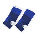 2x Ankle Foot Elastic Compression Wrap Sleeve Bandage Brace Support Protection F