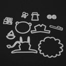 One Set DIY Zoo Metal Cutting Dies Scrapbook Emboss Stencils(MS255)