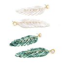Acrylic Leaf Earrings Fresh And Simple Acetic Acid Plate Leaf Earrings Exag