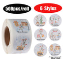 500pcs/roll Merry Christmas Xmas Package Label Scrapbooking Paper Party SupSEAU