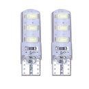 2pcs 5W 6LED 5730 SMD W5W T10 Car Width Light Bulb Silicone LED Lamp