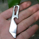 Mini Multifunctional Pocket EDC Tool Pry Bar Screwdriver Bottle Opener