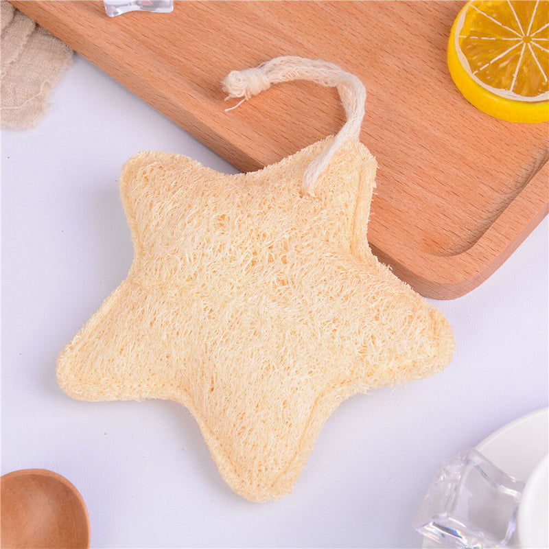 Star Loofah Luffa Loofa Bath Shower Washing Body Pot Sponge Cleaning Supply Kw