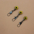 30 Fishing Float Bobber Stops Space Bean Sinker Connector Rolling N0J9 Swiv P5A5