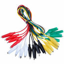 30 Pieces Test Leads with Alligator Clips Set Insulated Test Cable Double-e