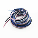 6Pc Assorted Elastic Rope Ring Hair Band Ponytail Holder Hair Ties 60CM/Pack