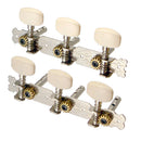2 Chrome Acoustic Guitar Tuning Pegs Keys Tuners for Acoustic Folk Guitar