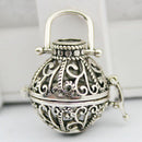 Diffuser Locket Pendant Aromatherapy Retro Essential Oil Perfume Mexico~Necklace