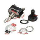 5X Toggle Switch Heavy Duty 125V 20A SPST 2 Terminal Waterproof Car ATV OFF Q6K1