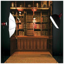 Retro Study Library Books Shelf Photography Photo Background Backdrop Prop  T8N3