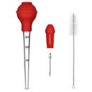 4 In 1 Turkey Baster Marinade Injector Food Flavor Pump Basting Brush