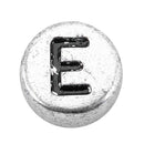 500Mixed Alphabet/Letter Acrylic Spacer Bead 7mm B09882