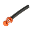 Motorcycles Fuel Tank Cap Valve Vent Breather Hose Tube ATV Pit Bike Orange