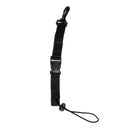 Scuba Dive Lanyard Clip Nylon Webbing Strap Quick Release Buckle 40cm Black