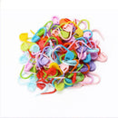 20 Pcs Color Knitting Stitch Mark Crochet Locking Tool Craft Ring Holder E1N8