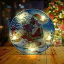 DIY Diamond Painting LED Lamp Partial Drill Special Shape Christmas Decor