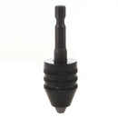 Keyless Chuck Plug Quick Change Adapter Drill Bit Converter 1/4
