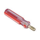 Red Clear Plastic Handle CATV Cable F Connector Insertion Tool Imperial Uni L4S4