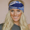 Women Soft Sweatband Stretch Printing Hairband Fashion Gym Yoga Headband A