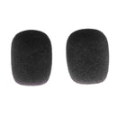 Black Pack of 10 Handset Clip-on Microphone Mic Windscreen Windshield Sponge